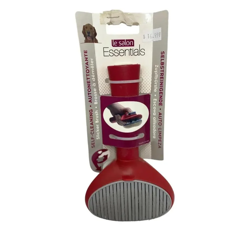 Le Salon Self cleaning slicker brush for dogs. dog Brush